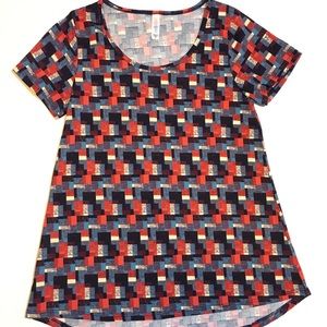 LuLaRoe Patchwork Classic Tee USA
